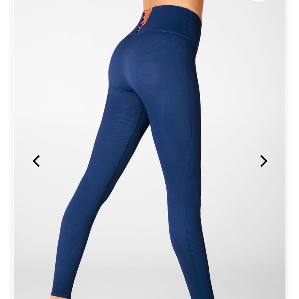 Fabletics High Waisted Ribbed Leggings